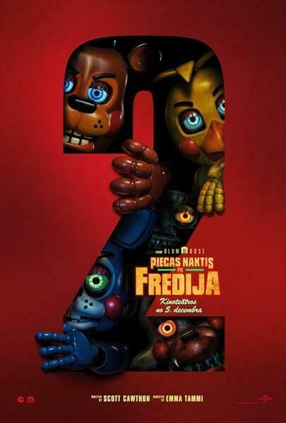 Five nights at freddys 2 plakats 1620x2400px