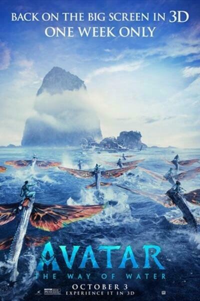 Avatar 2 re release poster