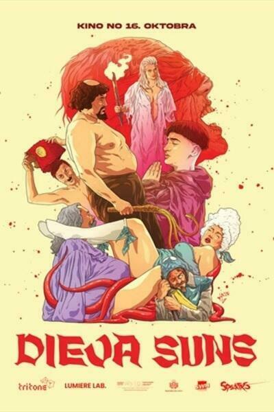 Dieva suns poster lv
