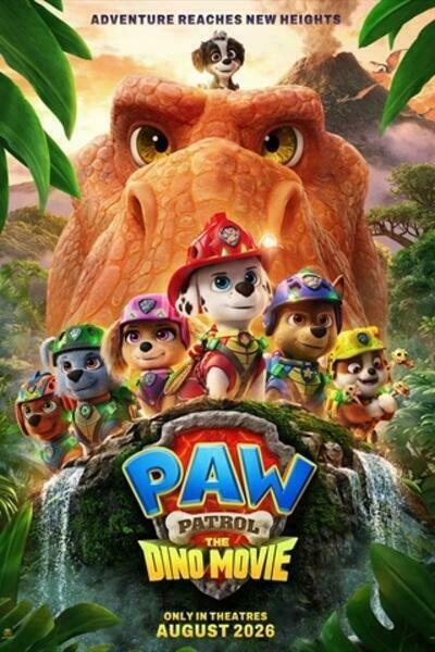 Paw patrol the dino movie poster
