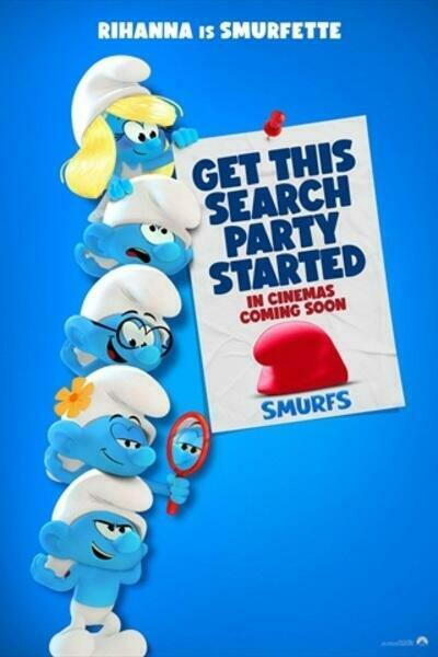 Smurfs temp poster